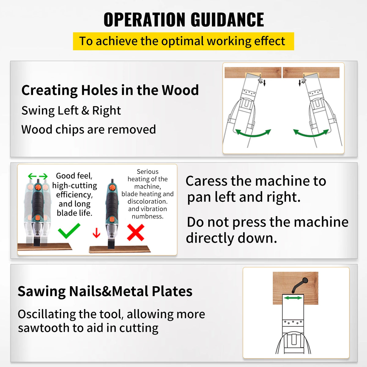 SucceBuy 100PCS Oscillating Saw Blades Multitool Quick Release Blades Kit HCS Tool Blades Cut Cutter for Wood Plastic Metal Nail