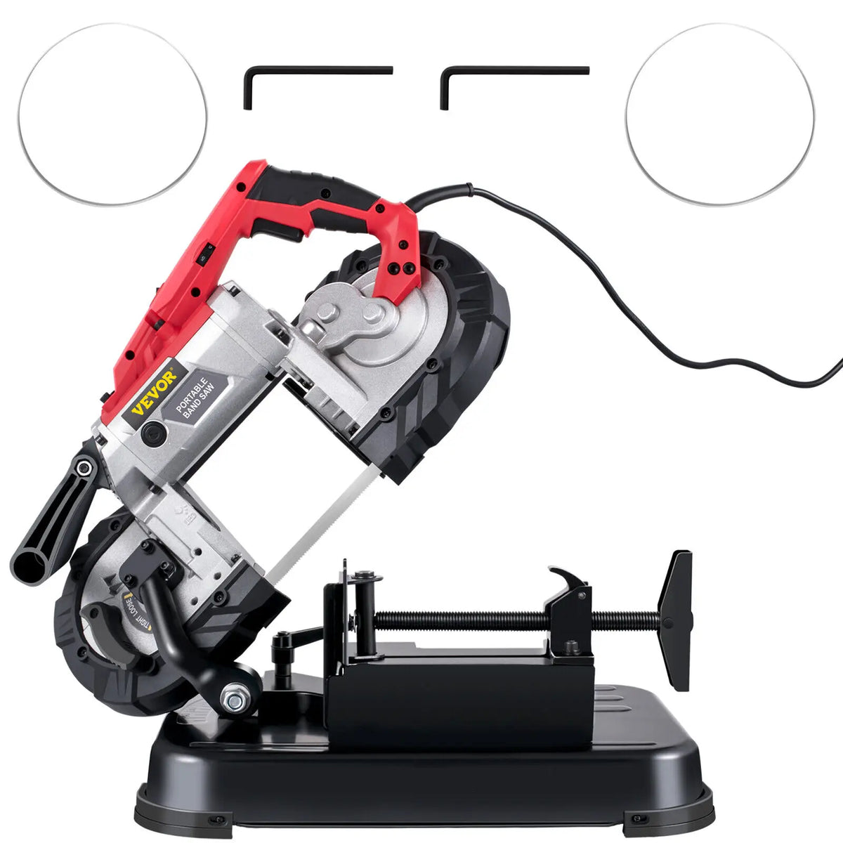 Portable Cordless Bandsaw With Variable Speed For Metal Wood