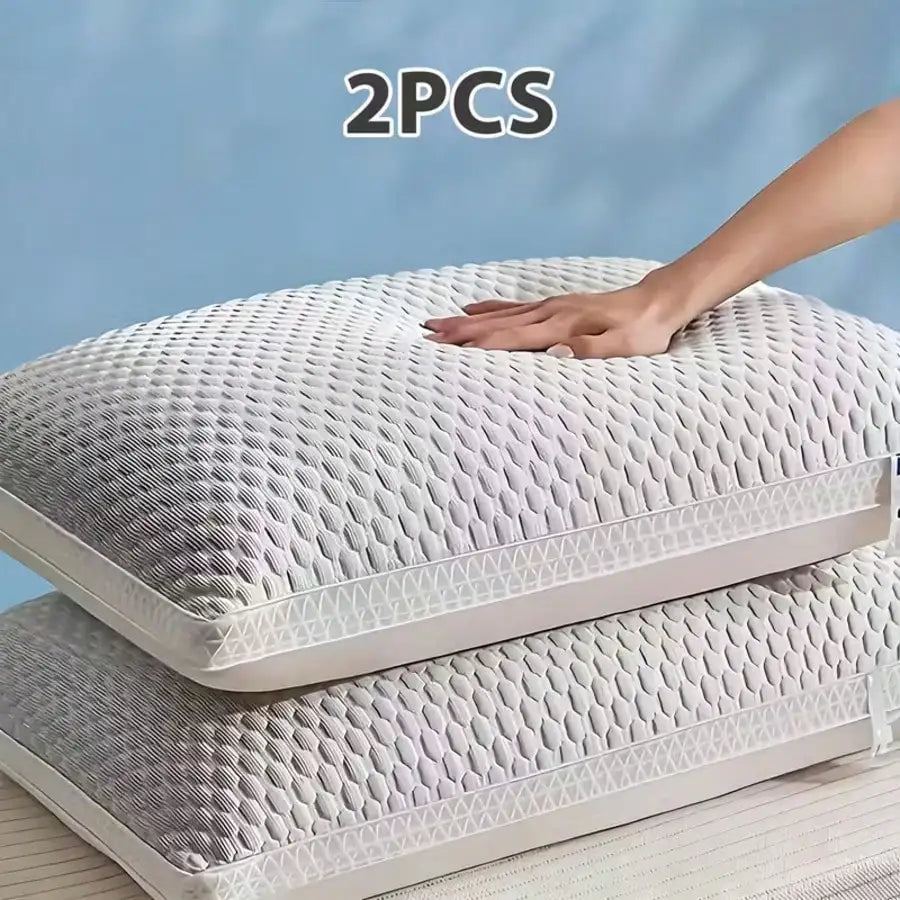 Ice Silk Cervical Massage Pillow for Sleep and Neck Support