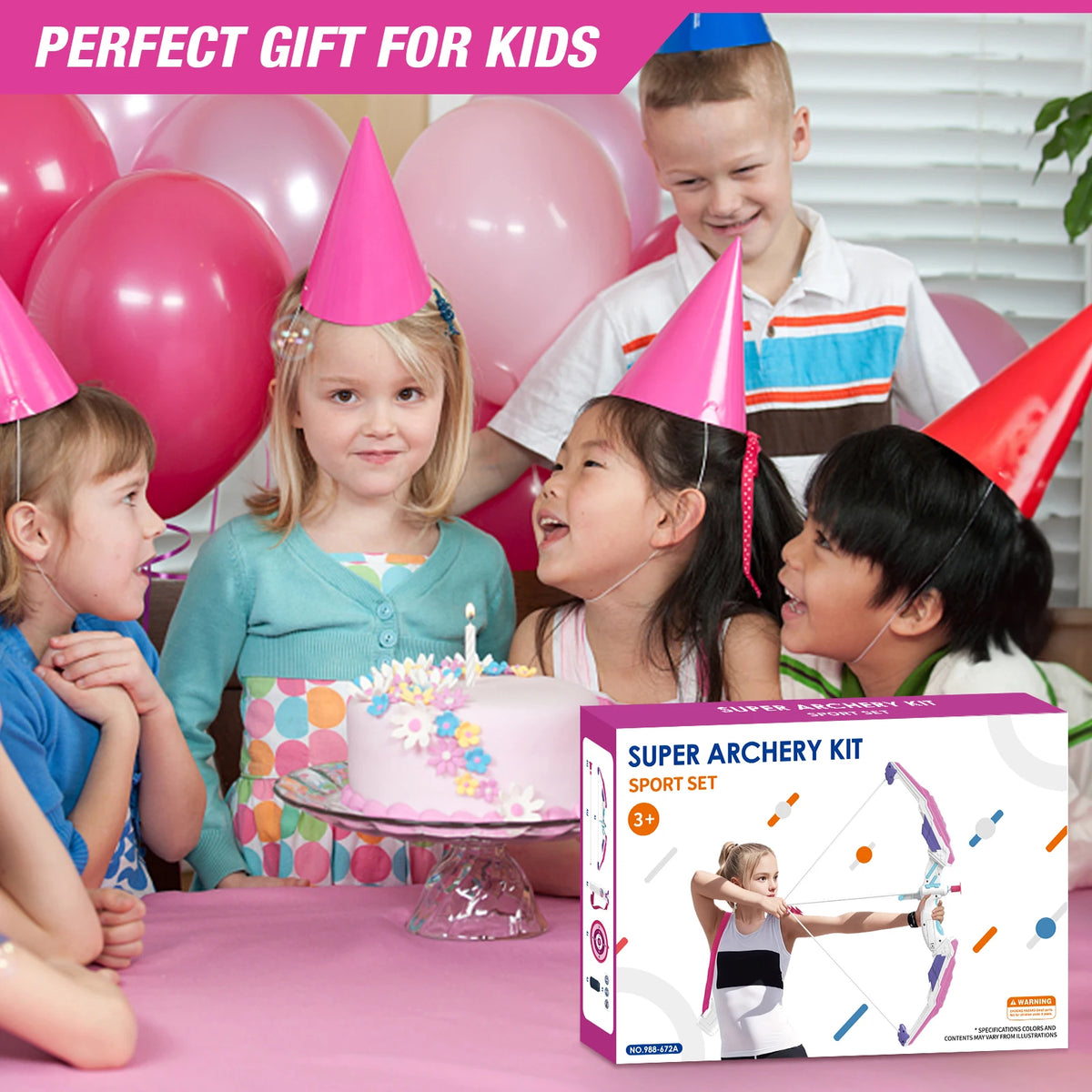 Bow and Arrow Set 3-8,Kids Archery Set with LED Lights Includes 12 Suction Cup, 1 Standing Target, 3 Score Targets & 1 Quiver, Outdoor Toys for Boys & Girls Ages 3-12 Years Old
