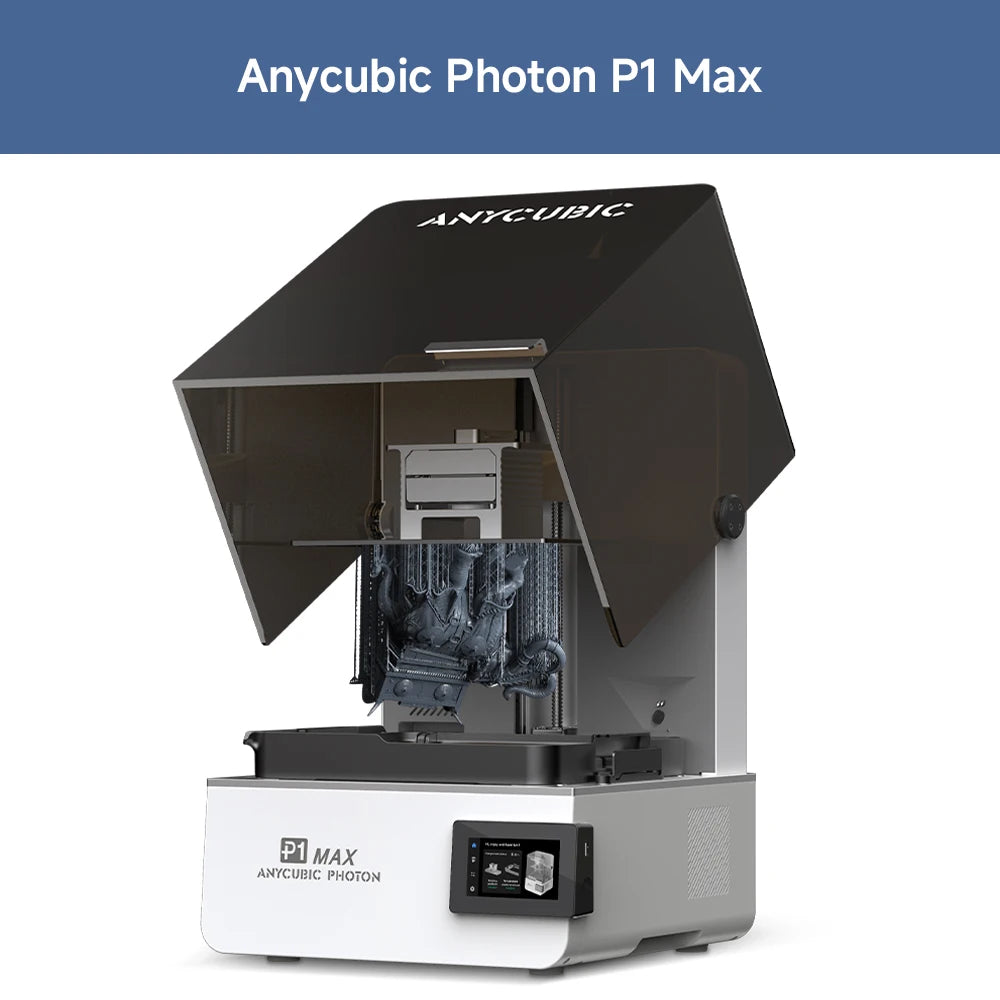 ANYCUBIC Photon P1 Max 12K Mono LCD 3D Printer Full-Scale 18.3L Print Volume Wave Release Technology Resin 3D Printer