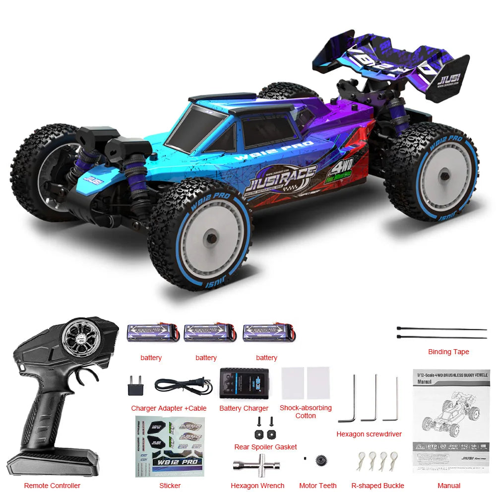 JIUSI Brushless High Speed 4WD Offroad RC Car Racer