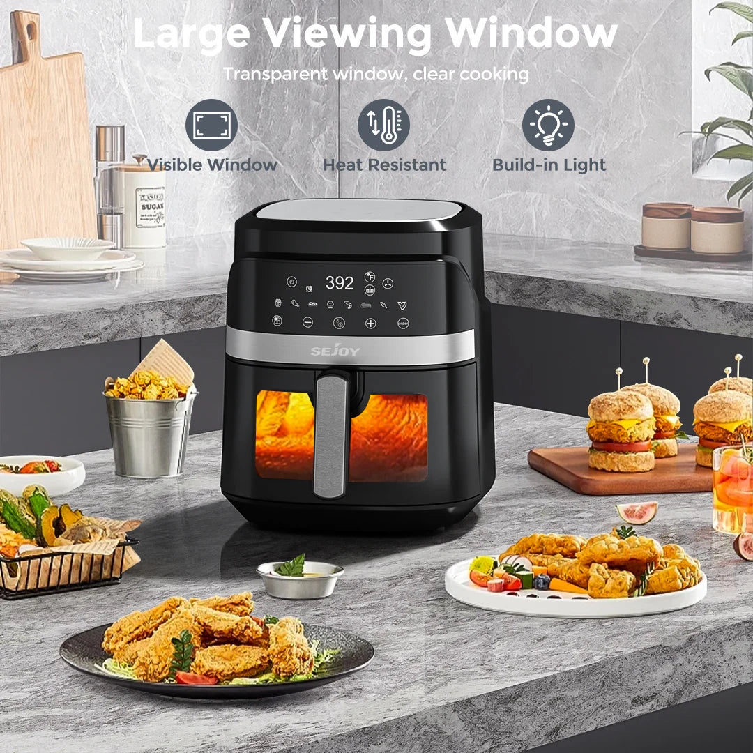 SEJOY Air Fryer 8 In 1 Electric Oven Oilless Cooker