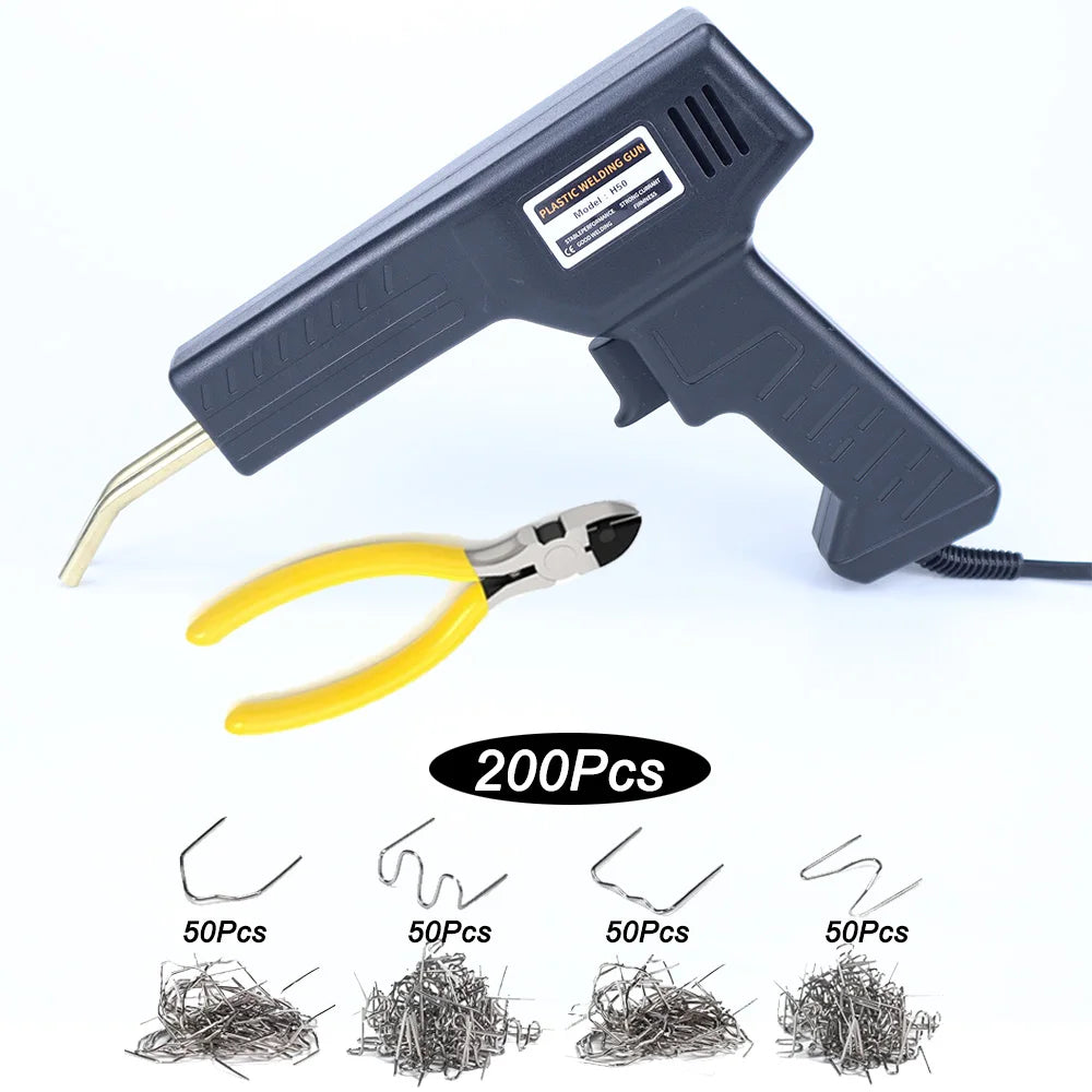 Plastic Welder 2in1 Repair Kit With Hot Staples