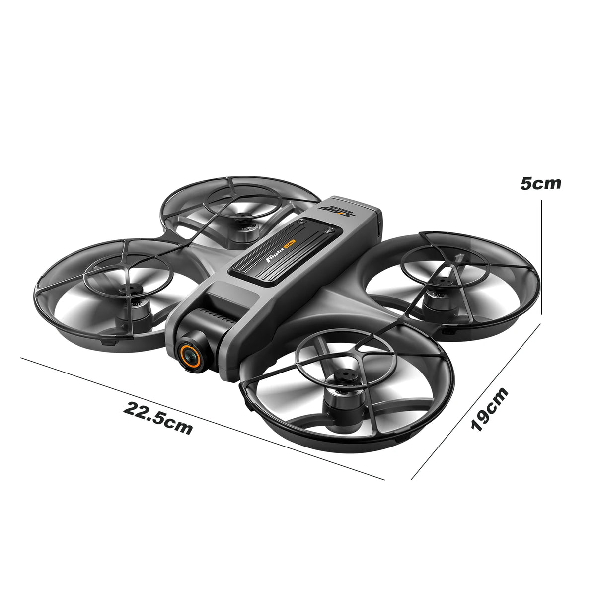 ZNLYRION 8K RC Drone S156 Dual Camera Quadcopter with 5.9-inch Screen Remote Brushless Motor Optical Flow Hovering 360° Protection WiFi FPV Remote Control Aircraft with Storage Bag 1 Battery