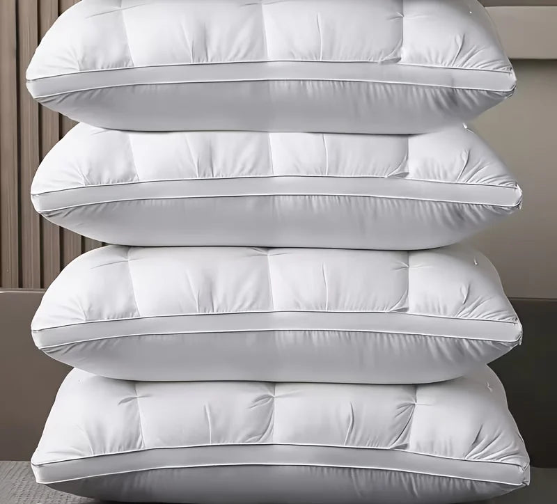 Hotel Quality Ergonomic Pillow For Back Side And Stomach Sleepers