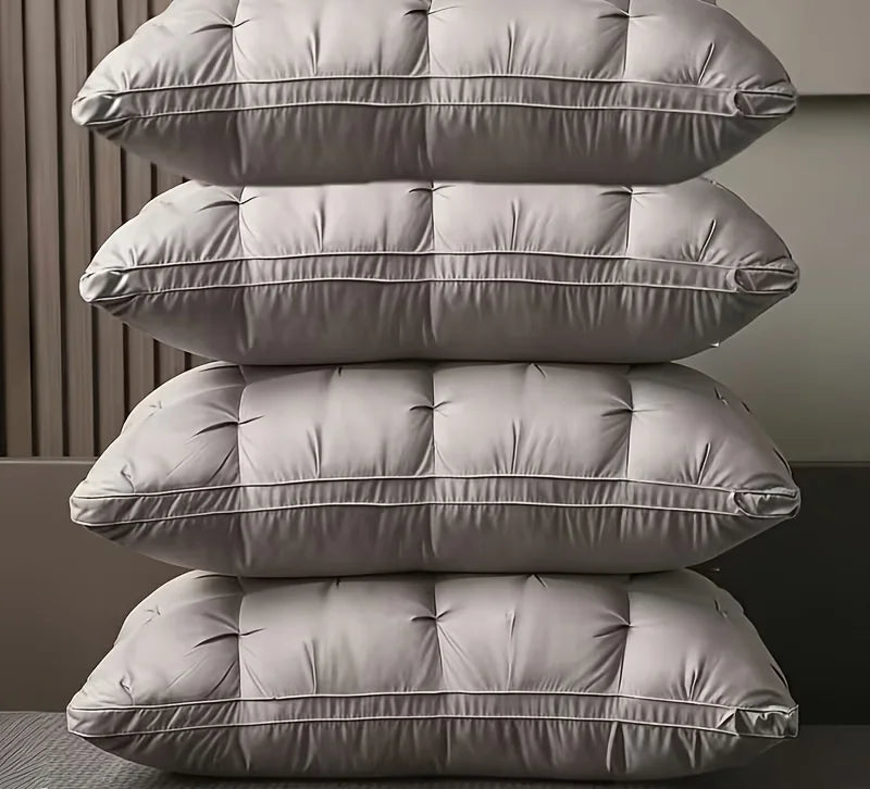 Hotel Quality Ergonomic Pillow For Back Side And Stomach Sleepers