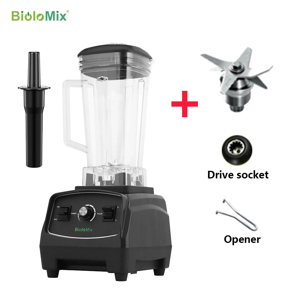 Biolomix BPA Free 3HP 2200W Heavy Duty Commercial Blender Juicer