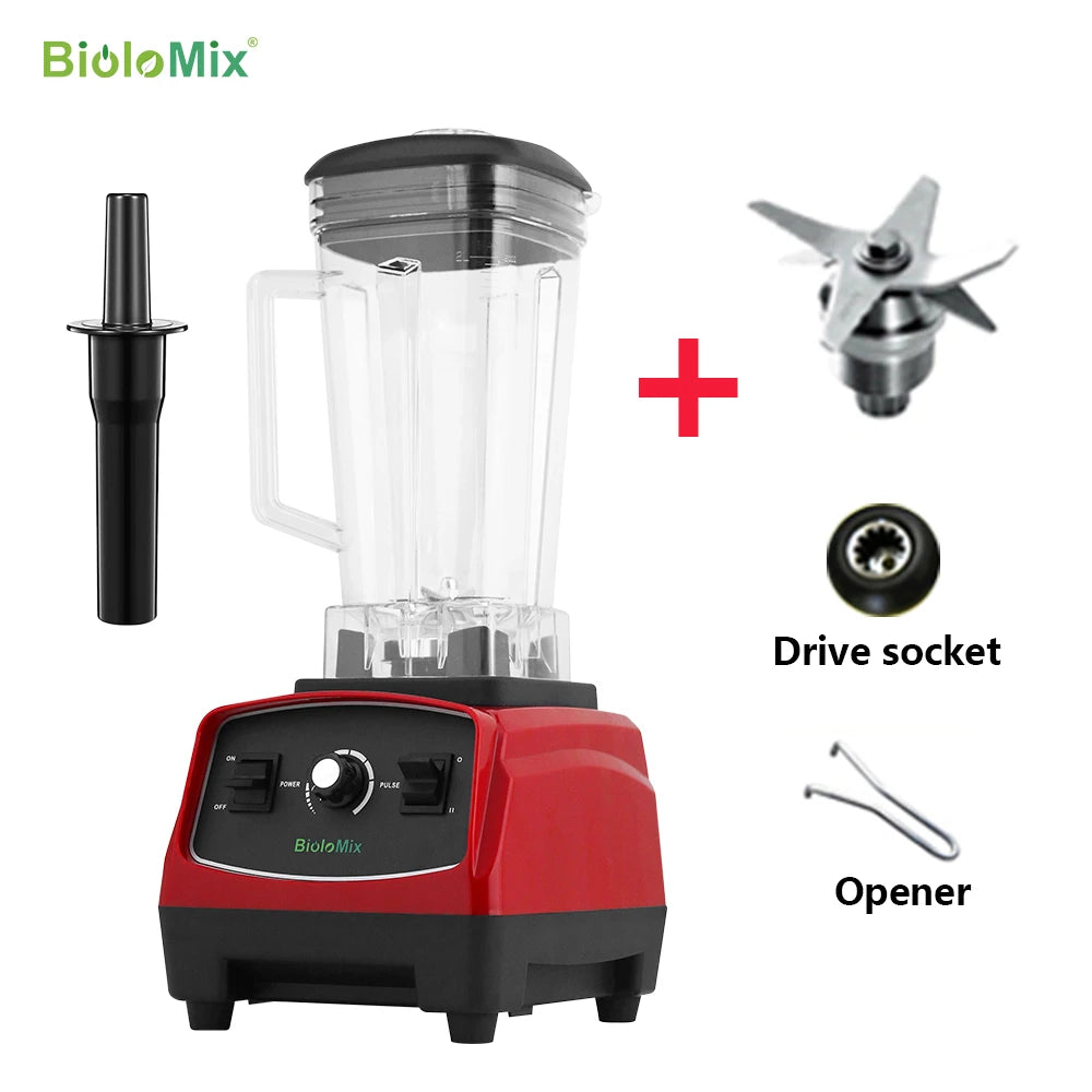 Biolomix BPA Free 3HP 2200W Heavy Duty Commercial Blender Juicer