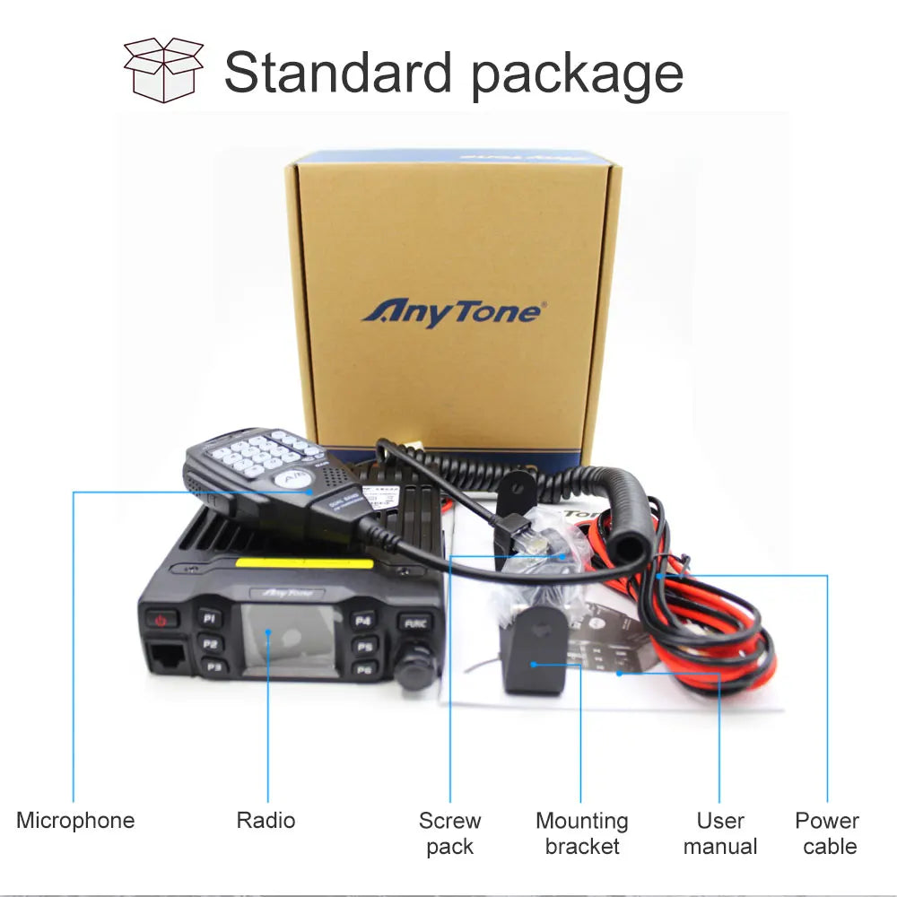 AnyTone AT778UV 25W Dual Band Amateur Radio Walkie Talkie VOX