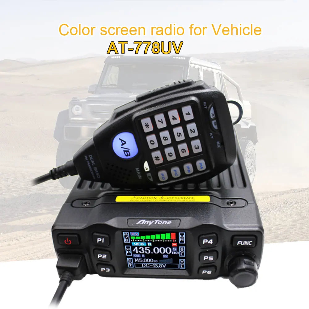 AnyTone AT778UV 25W Dual Band Amateur Radio Walkie Talkie VOX