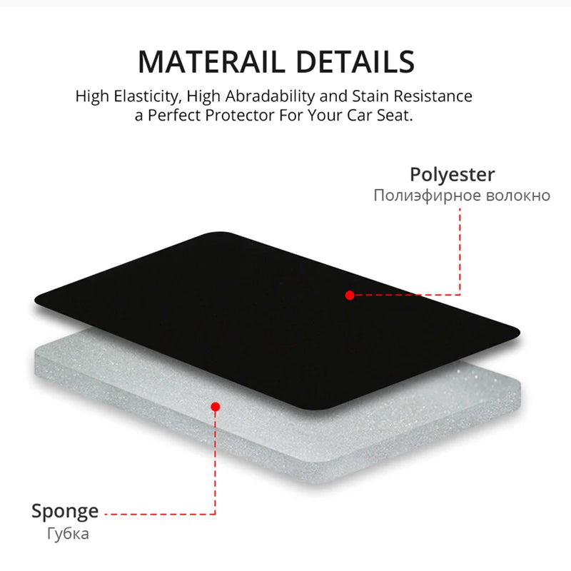 AUTOYOUTH Universal Car Seat Cover Airbag Compatible Ventilated Cloth