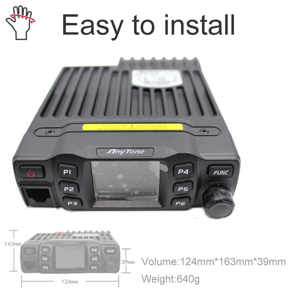 AnyTone AT778UV 25W Dual Band Amateur Radio Walkie Talkie VOX