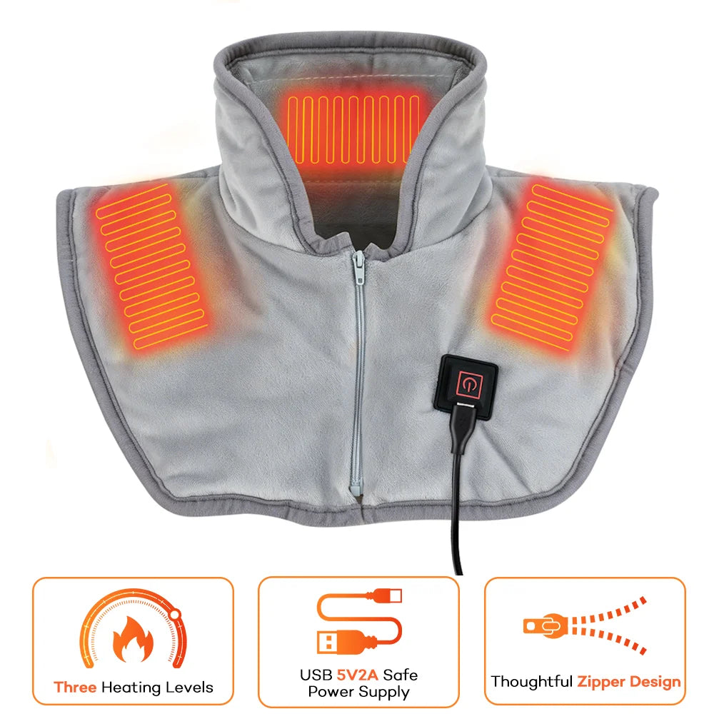 USB Heating Pad For Neck Shoulders And Back Muscle Relaxation
