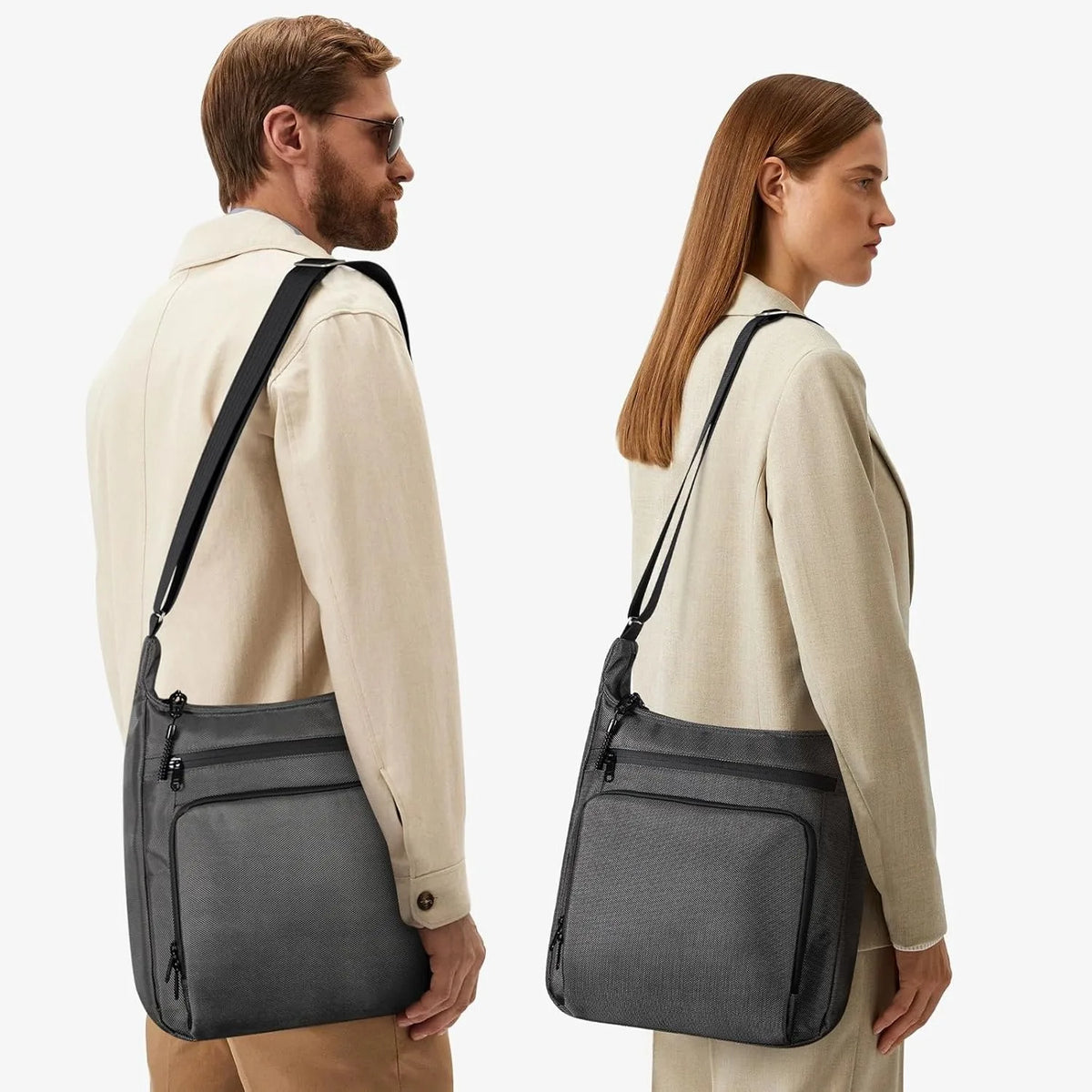 Kabaqoo Anti Theft Waterproof Sling Backpack Crossbody Bag