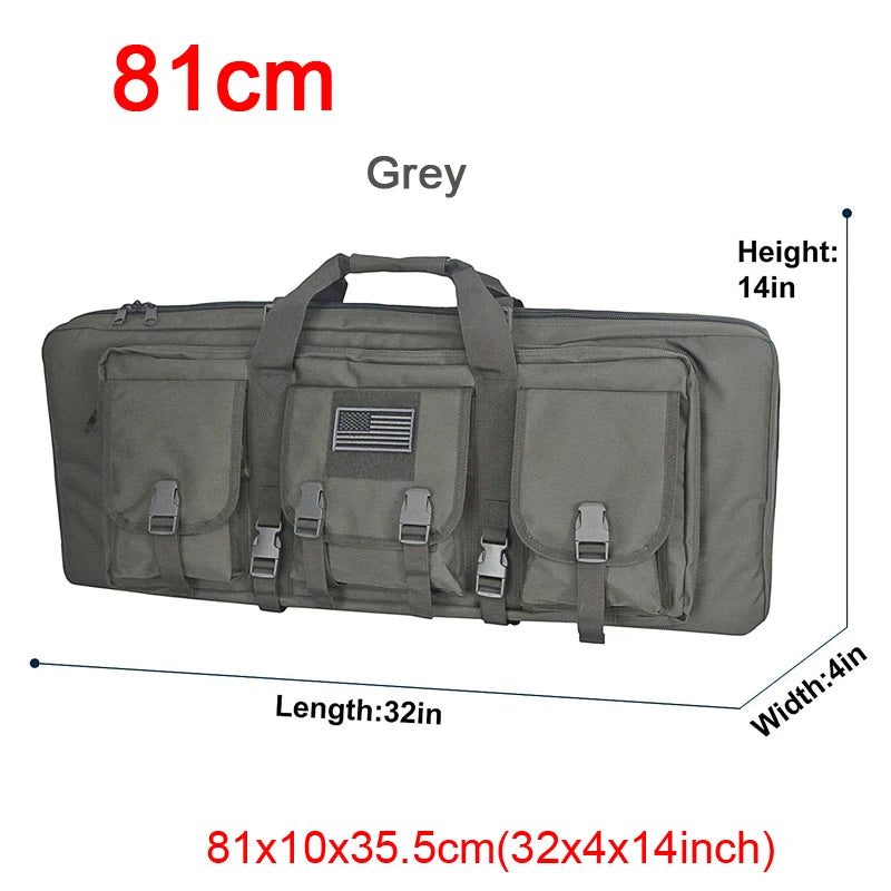 LQARMY Tactical Double Rifle Molle Gun Backpack Case