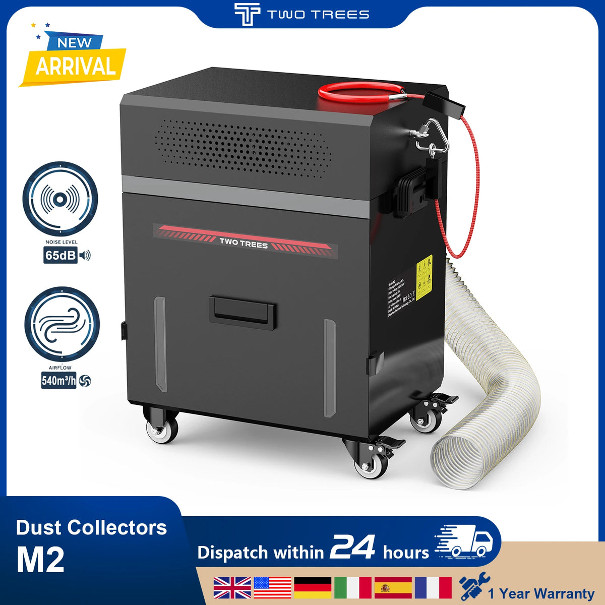 Two Trees M2 Dust Collector Vacuum For CNC Engraving