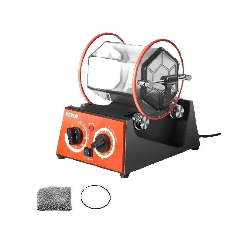 SucceBuy Rotary Tumbler Surface Polisher Jewelry Drum Polishing Machine