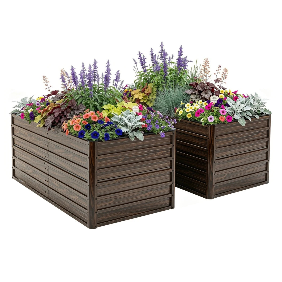 Rustproof Steel Raised Garden Bed Planter With Drainage