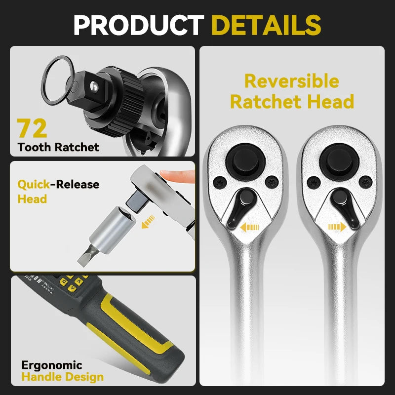 Waxtron Digital Torque Wrench 2 Percent Accuracy For Automotive
