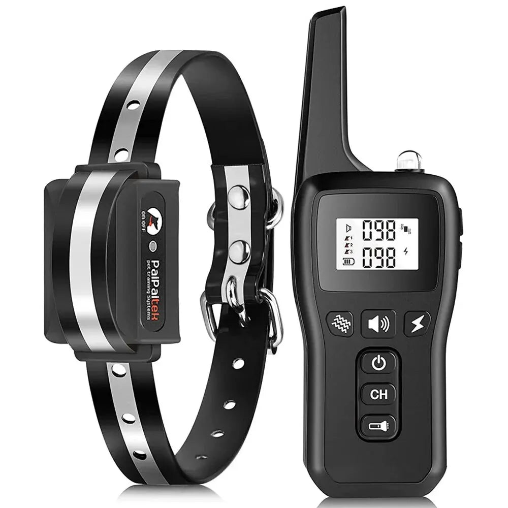 PaiPaitek Dog Training Collar Waterproof Rechargeable Remote Auto Mode