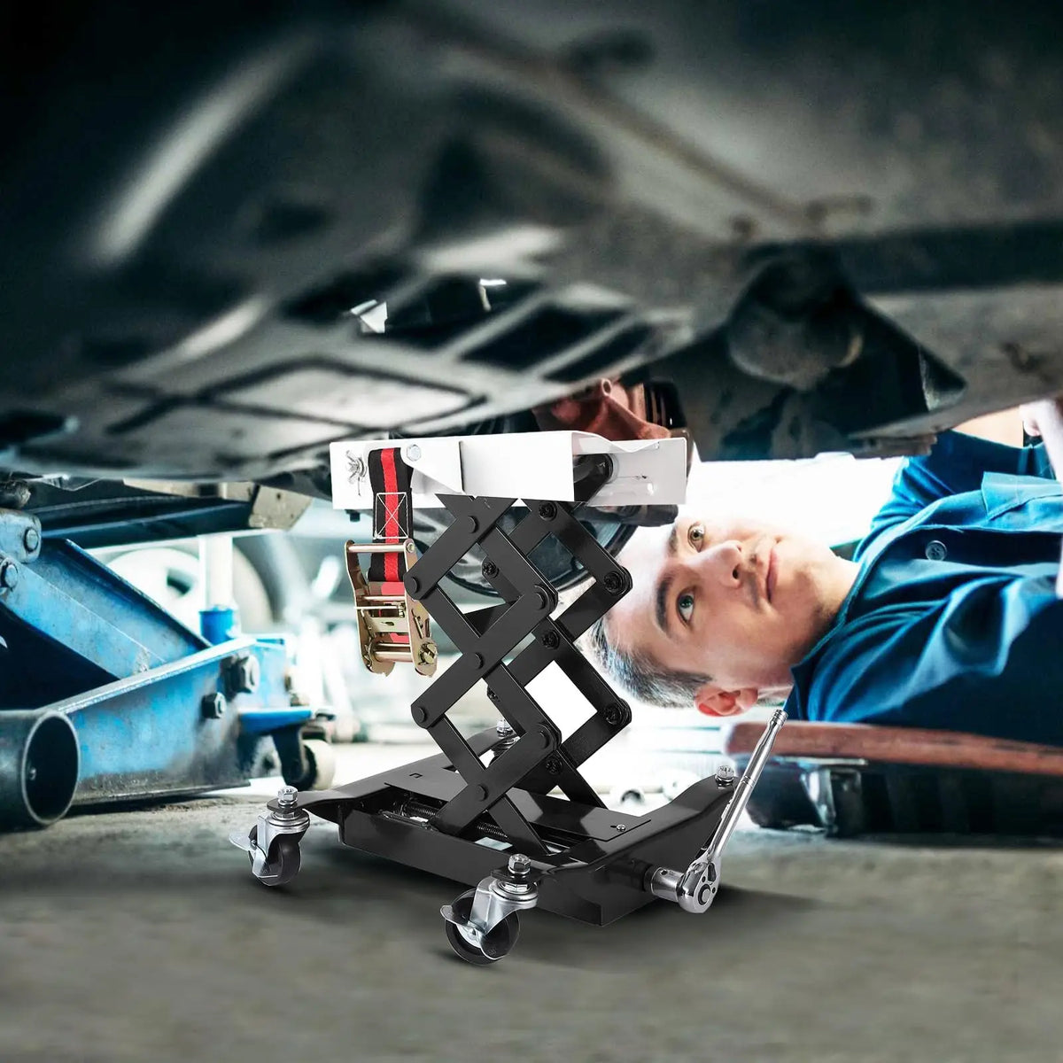 Transmission Jack 450 Pound Capacity Low Profile Lift For Cars