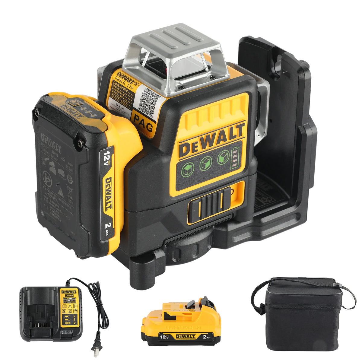 DEWALT 12V Green Laser Level 12-Line 360 Degree Vertical Horizontal