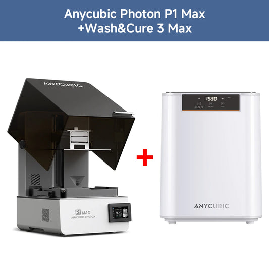 ANYCUBIC Photon P1 Max 12K Mono LCD 3D Printer Full-Scale 18.3L Print Volume Wave Release Technology Resin 3D Printer