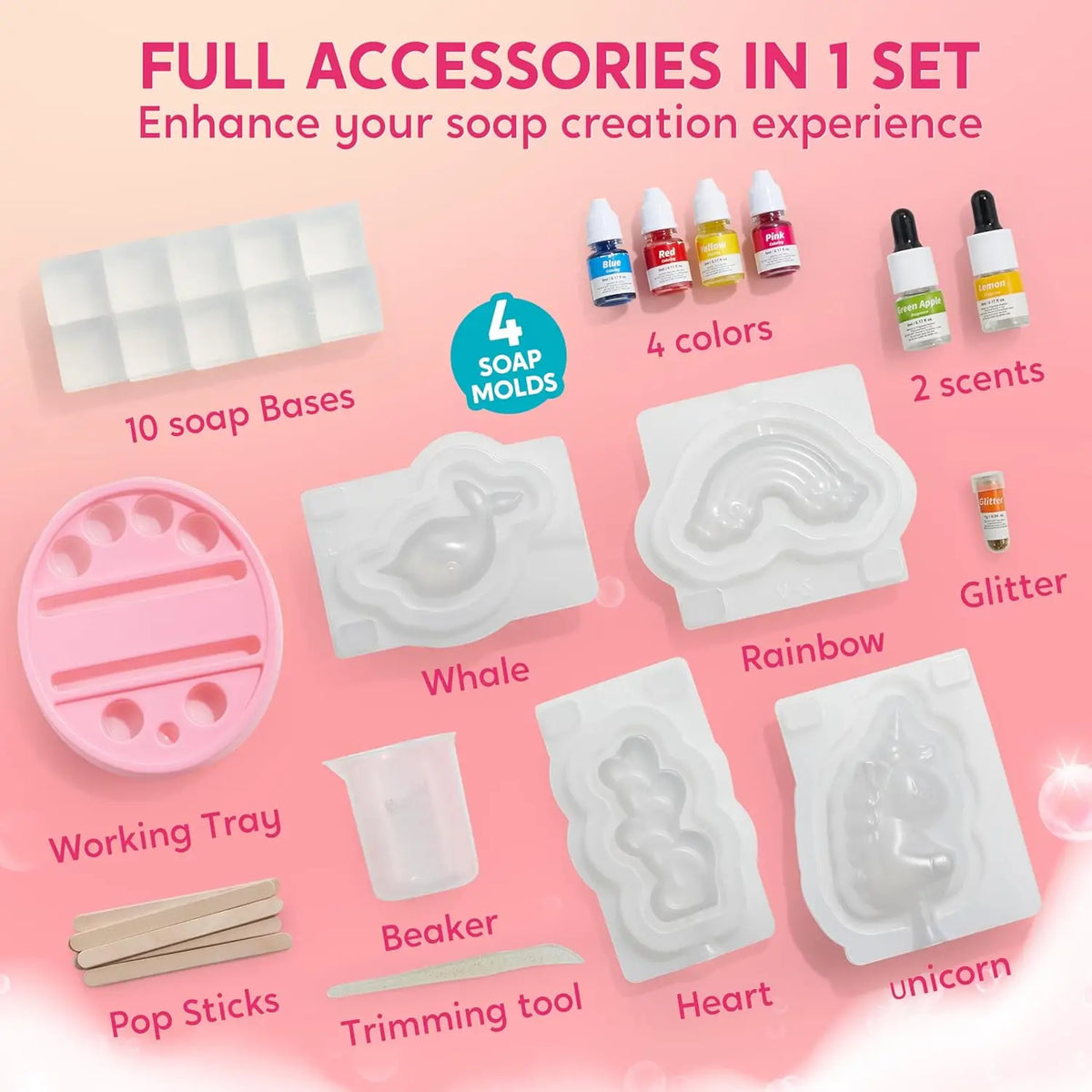 Joyfy Unicorn Soap Making Kit for Kids Stem Craft Project