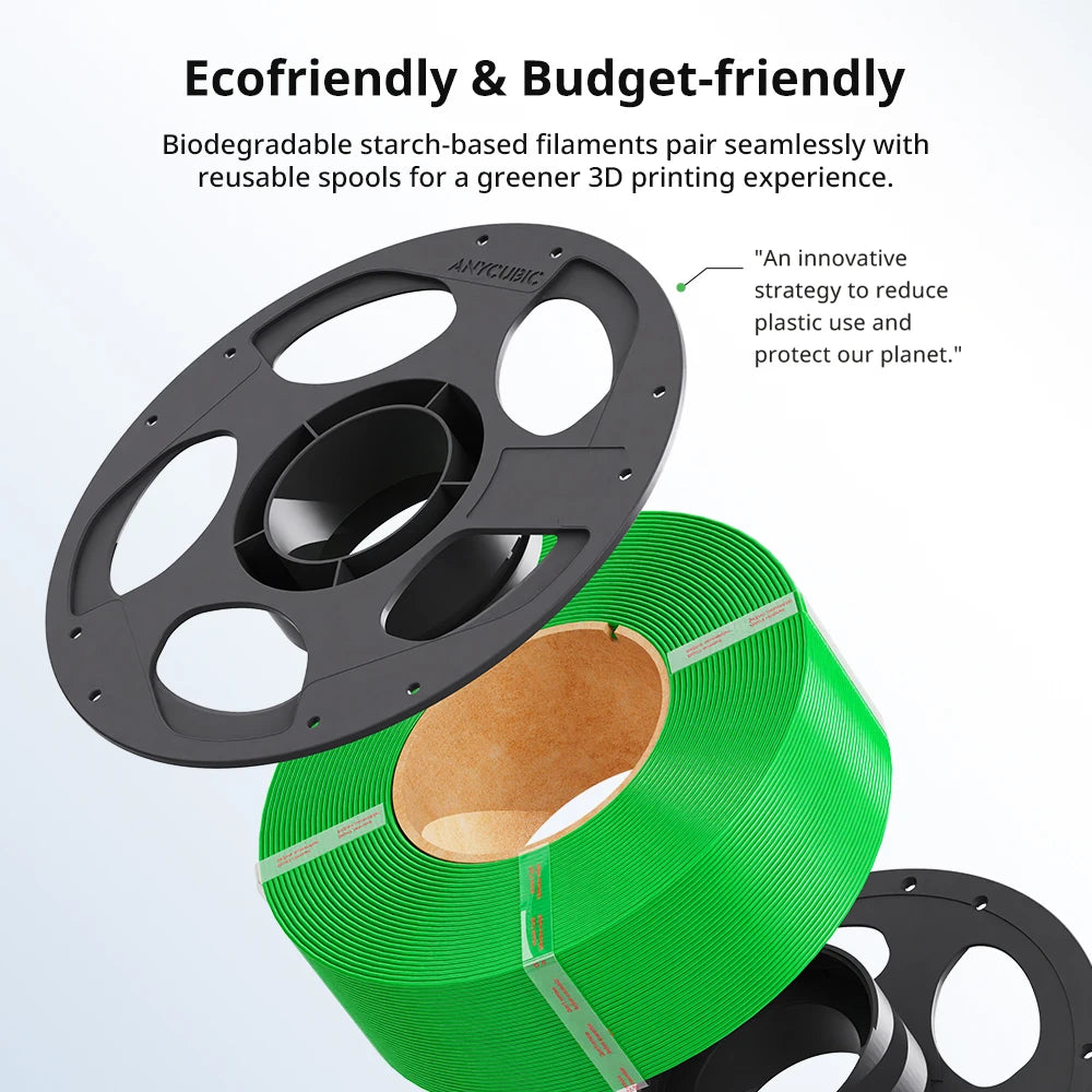 AnyCubic Reliable PETG Filament For Precision 3D Printing