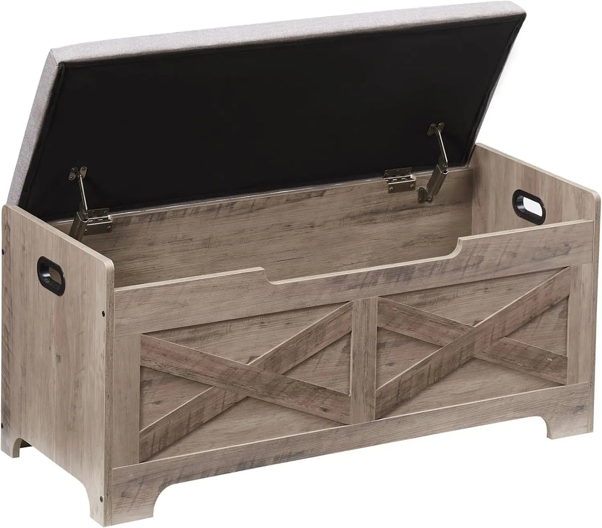 Twister.Ck Retro Wooden Storage Bench With Lift Top