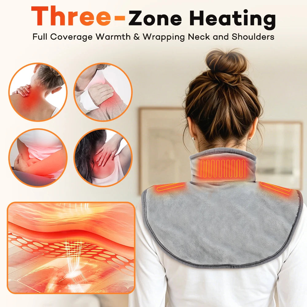 USB Heating Pad For Neck Shoulders And Back Muscle Relaxation