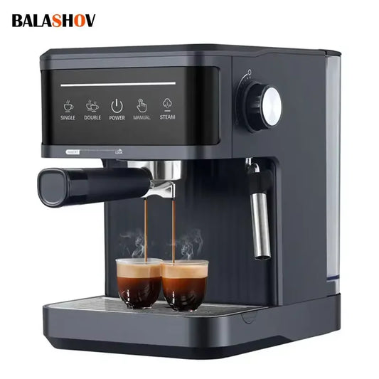 Balashov 20 Bar Electric Espresso Maker With Milk Frother