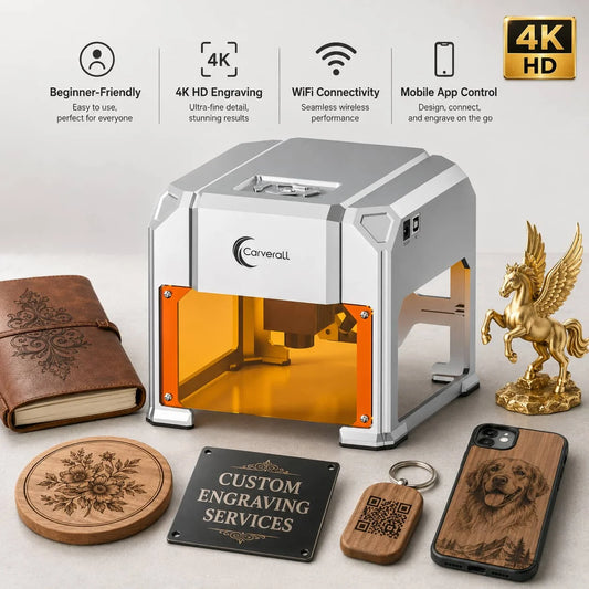 Carverall A1 Pro 10W Desktop Laser Engraver With HD Camera
