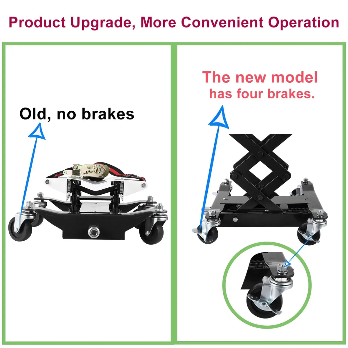 Transmission Jack 450 Pound Capacity Low Profile Lift For Cars