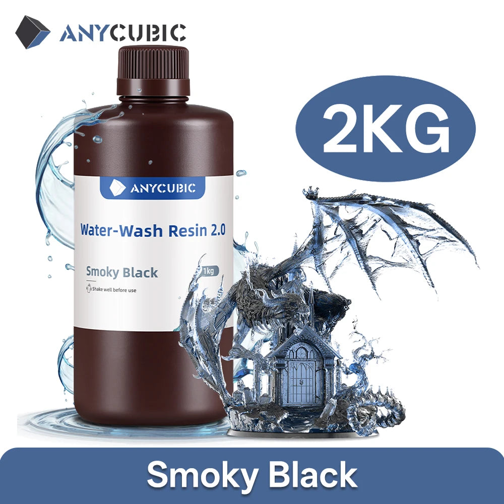 AnyCubic Water Washable 405nm UV Resin For 3D Printers