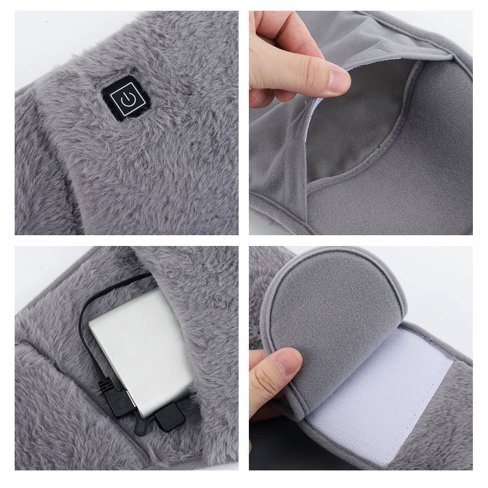 PASTSKY Graphene Heating Pad USB Rechargeable Waist Warmer