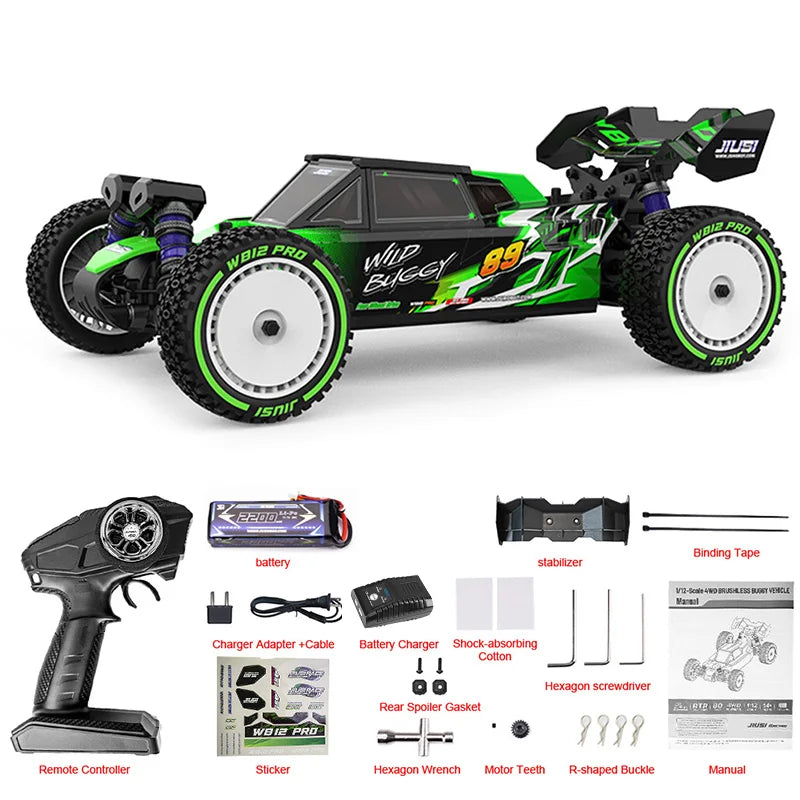 JIUSI Brushless High Speed 4WD Offroad RC Car Racer