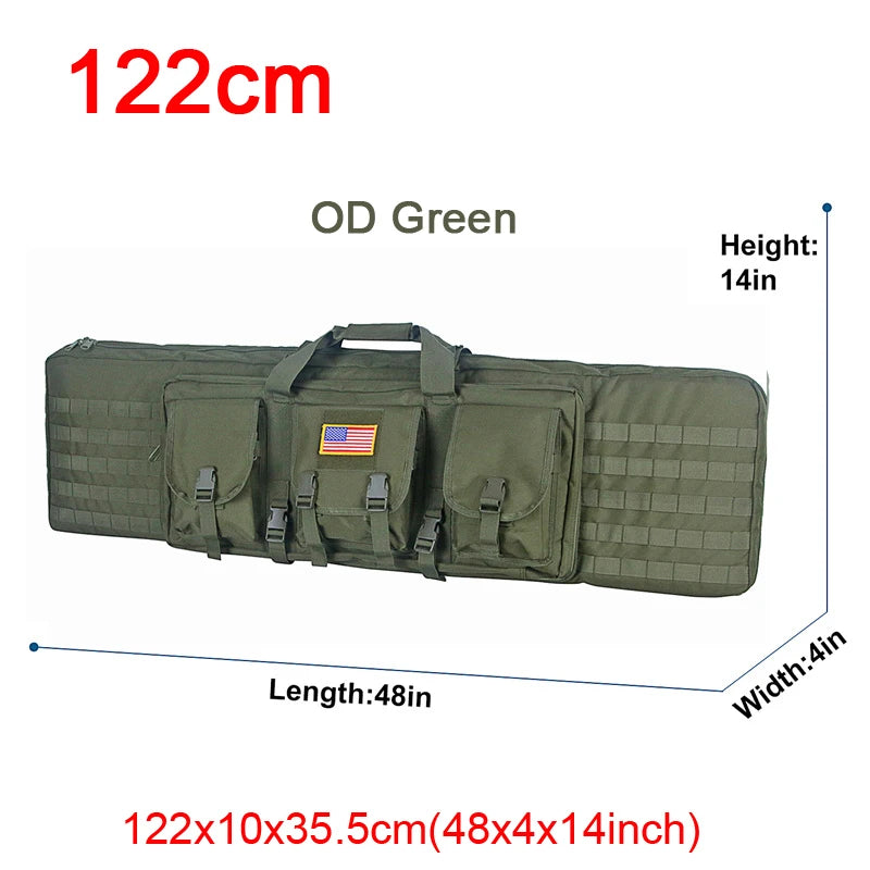 LQARMY Tactical Double Rifle Molle Gun Backpack Case