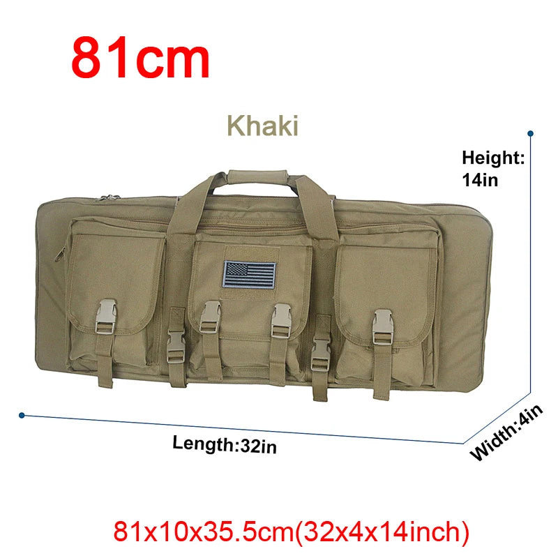 LQARMY Tactical Double Rifle Molle Gun Backpack Case
