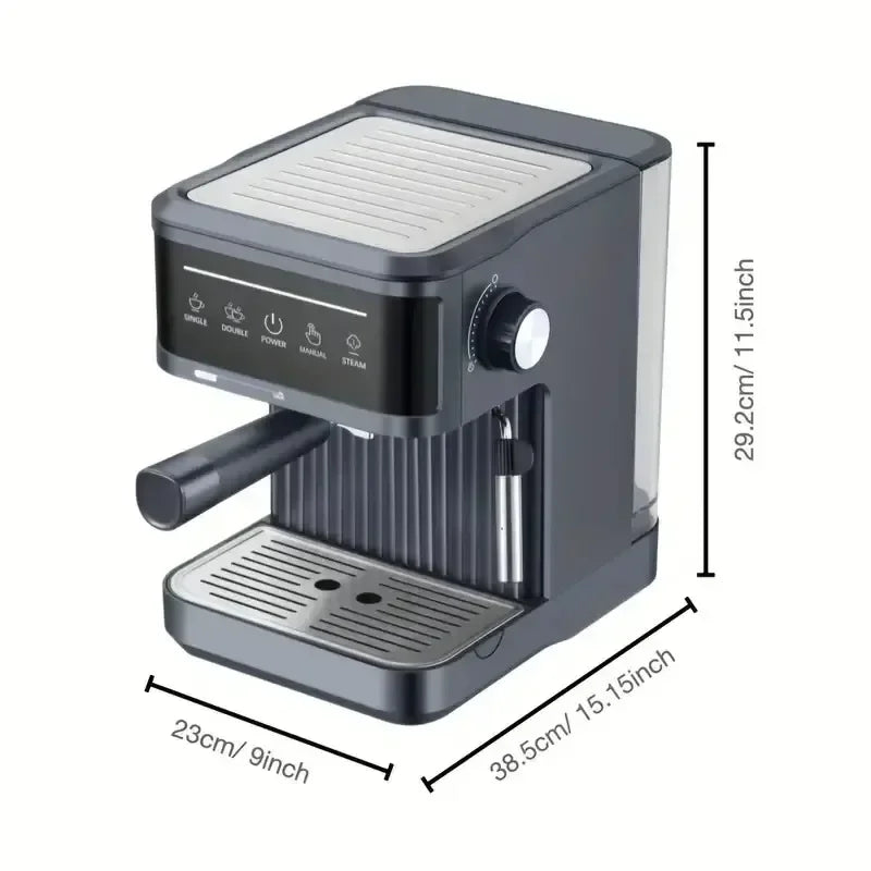 Balashov 20 Bar Electric Espresso Maker With Milk Frother