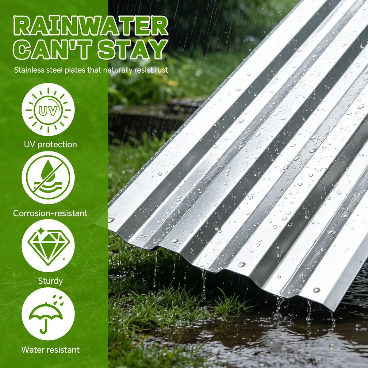 Modern Galvanized Metal Raised Garden Bed And Planter Box