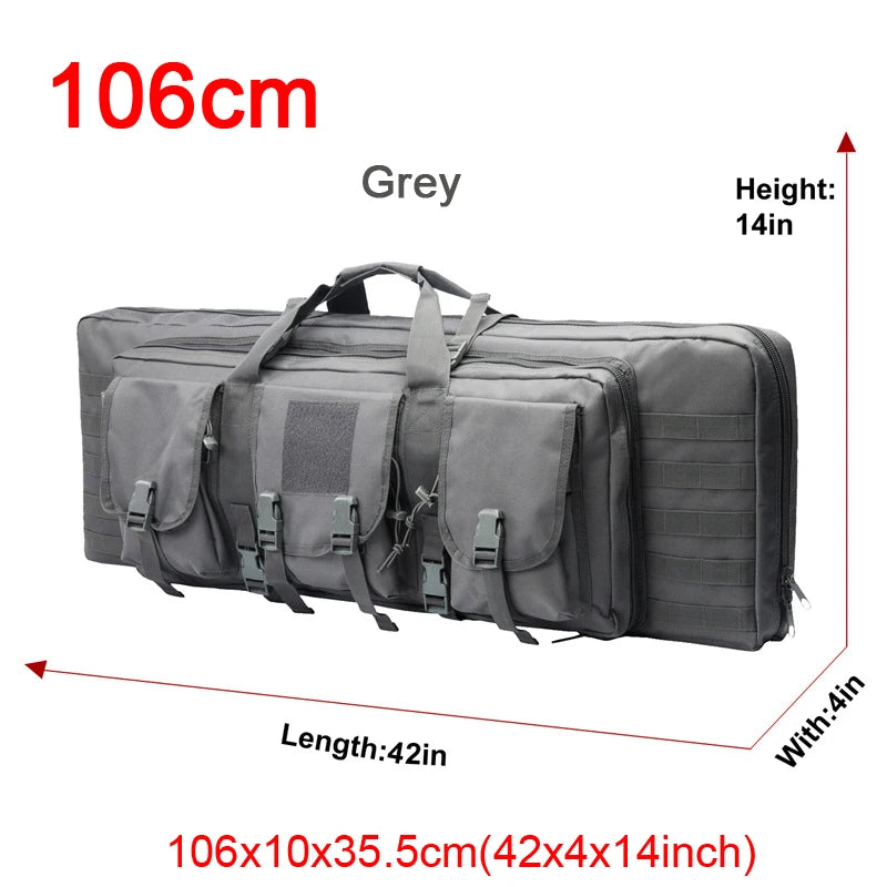 LQARMY Tactical Double Rifle Molle Gun Backpack Case