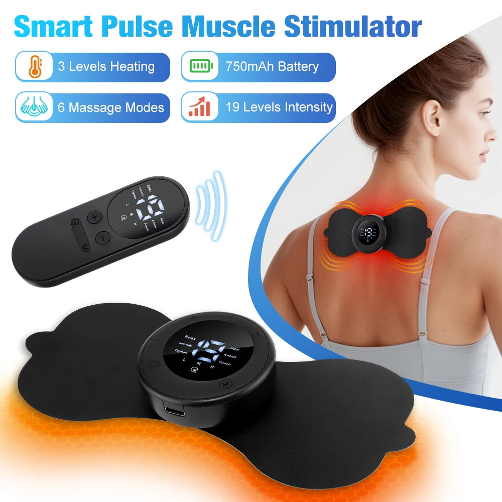 PASTSKY Heated Foot Massager Mat With EMS Pulse Therapy