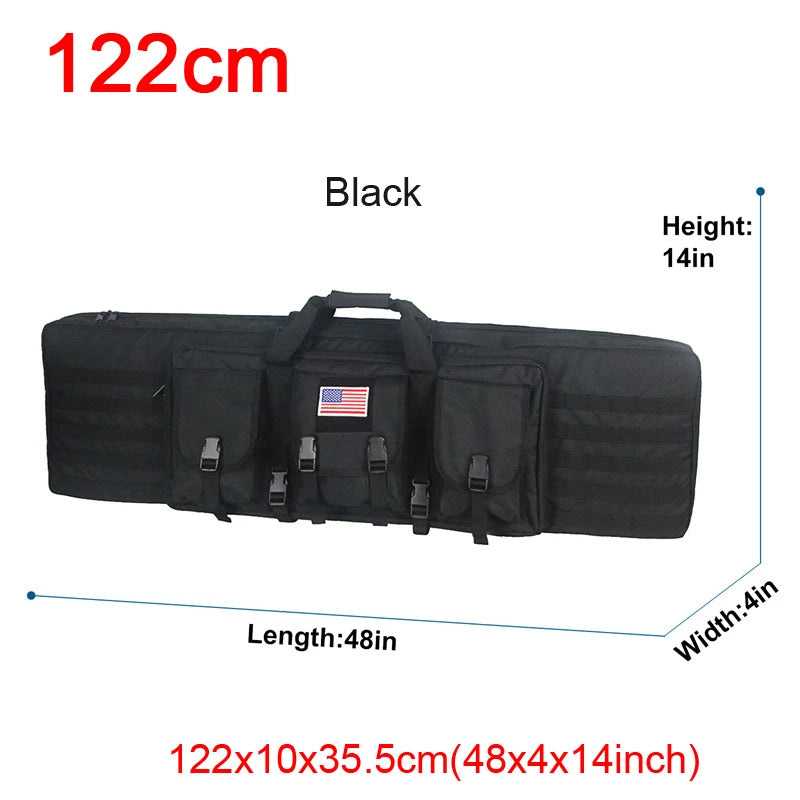 LQARMY Tactical Double Rifle Molle Gun Backpack Case