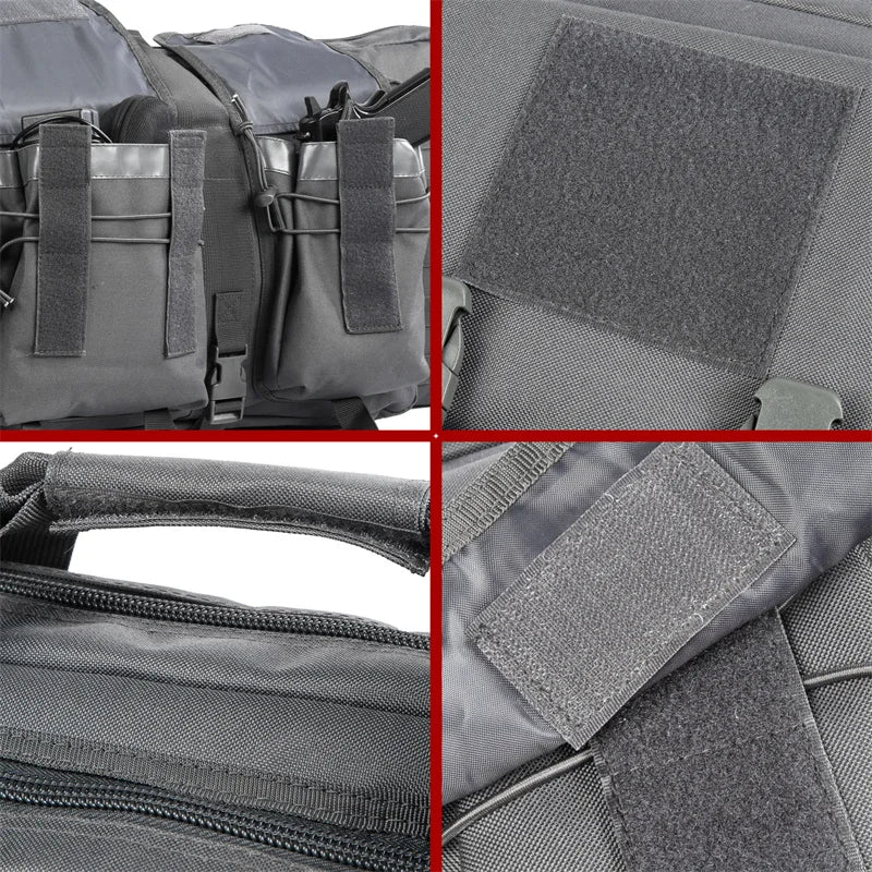 LQARMY Tactical Double Rifle Molle Gun Backpack Case