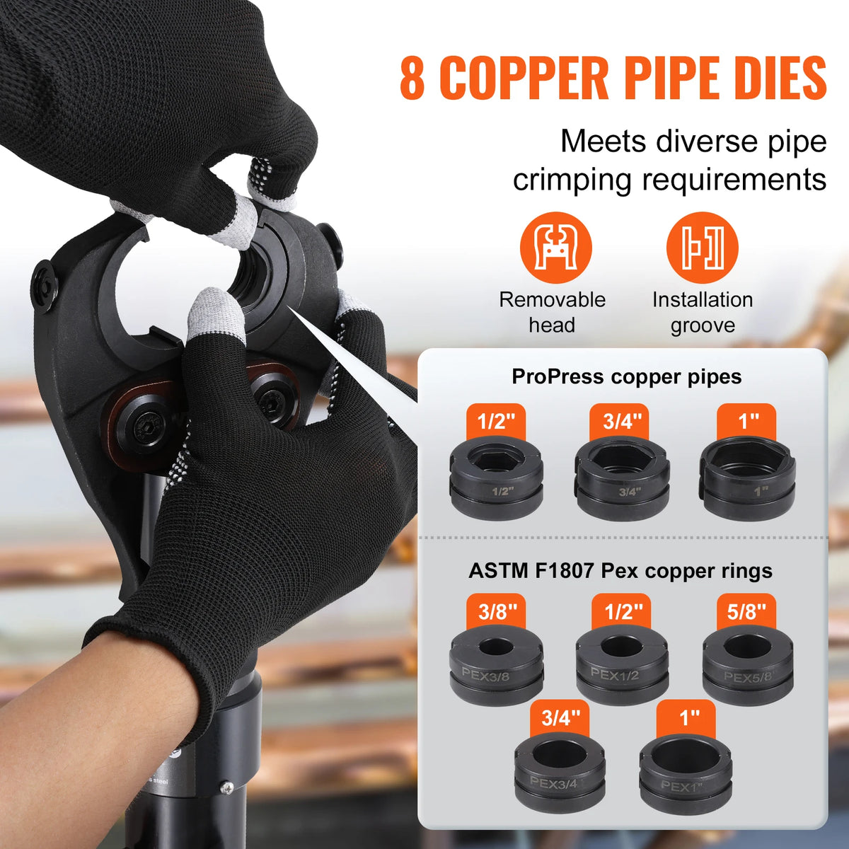 Succebuy Hydraulic Driven Press Tool For Copper PEX F1807