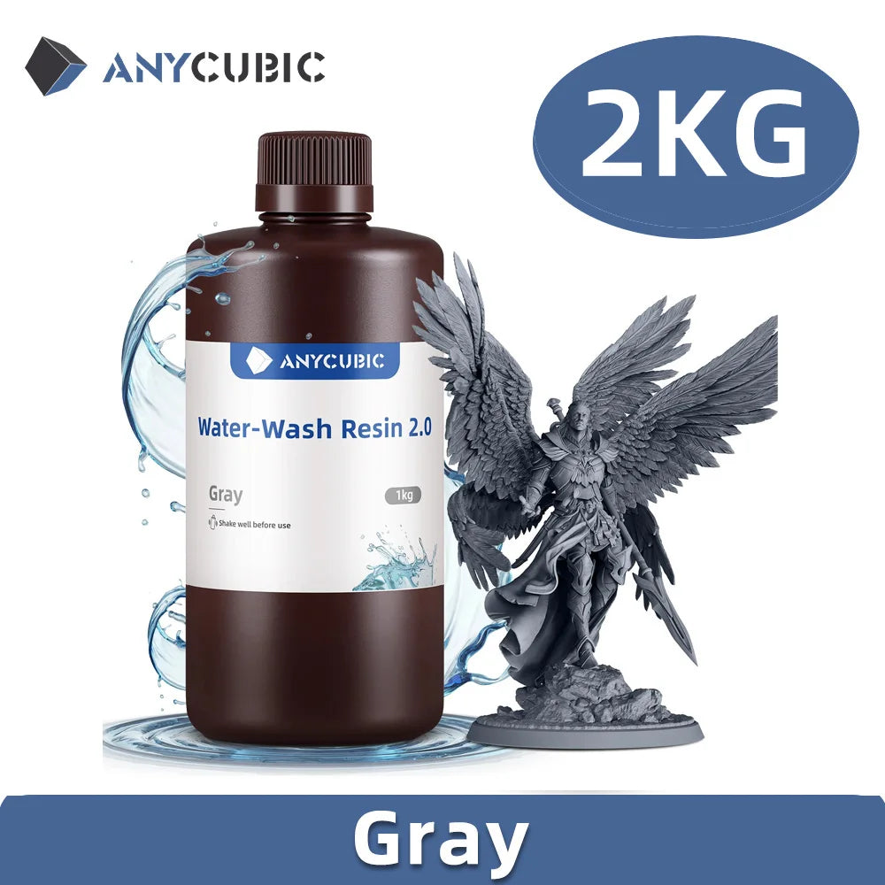 AnyCubic Water Washable 405nm UV Resin For 3D Printers