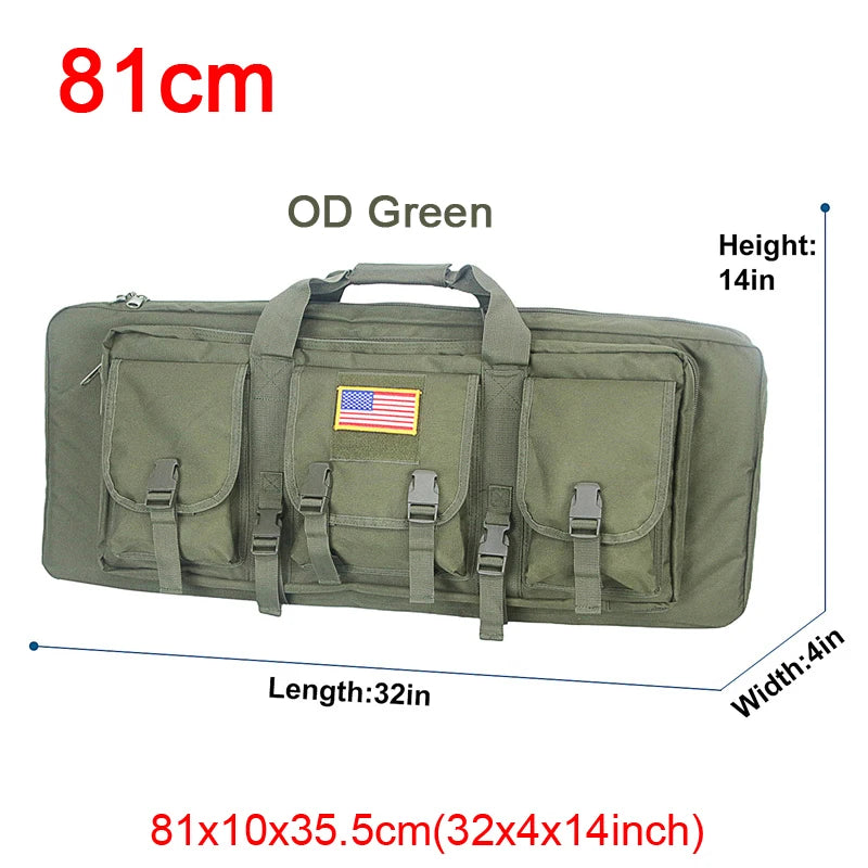 LQARMY Tactical Double Rifle Molle Gun Backpack Case