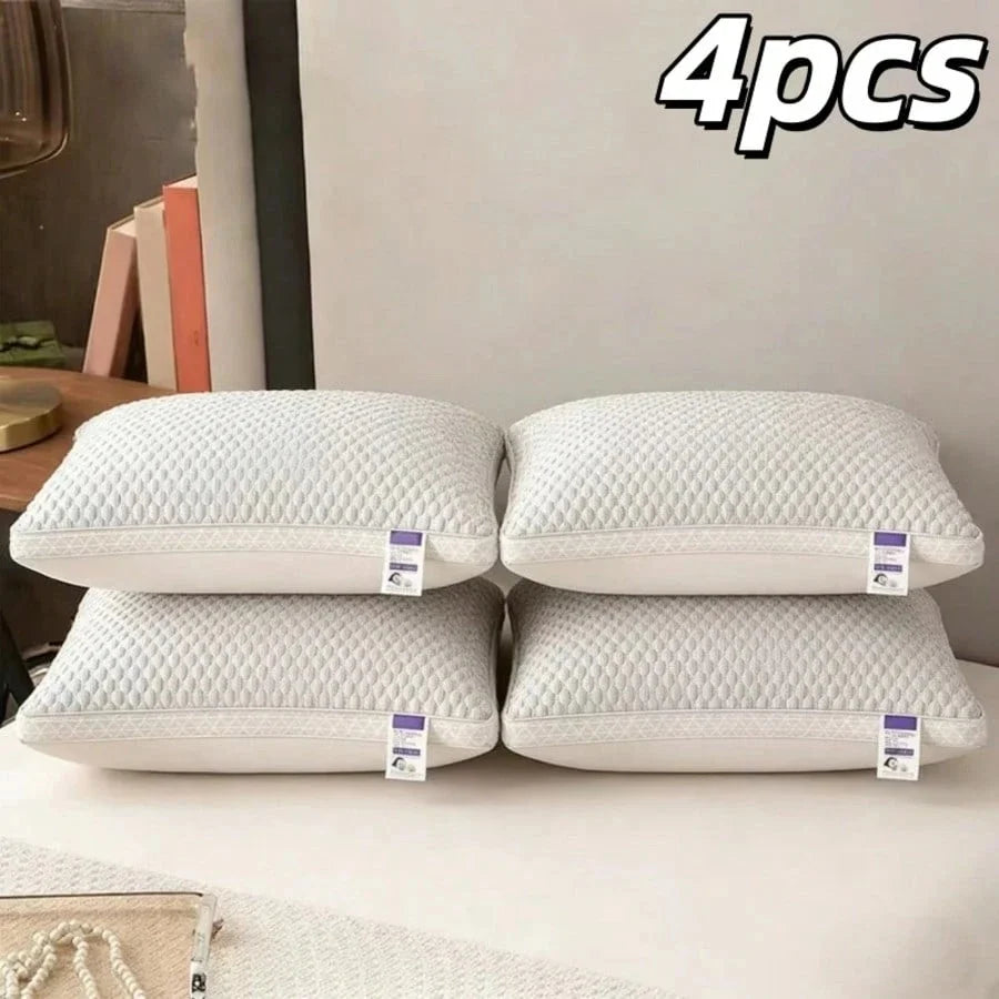 Ice Silk Cervical Massage Pillow for Sleep and Neck Support